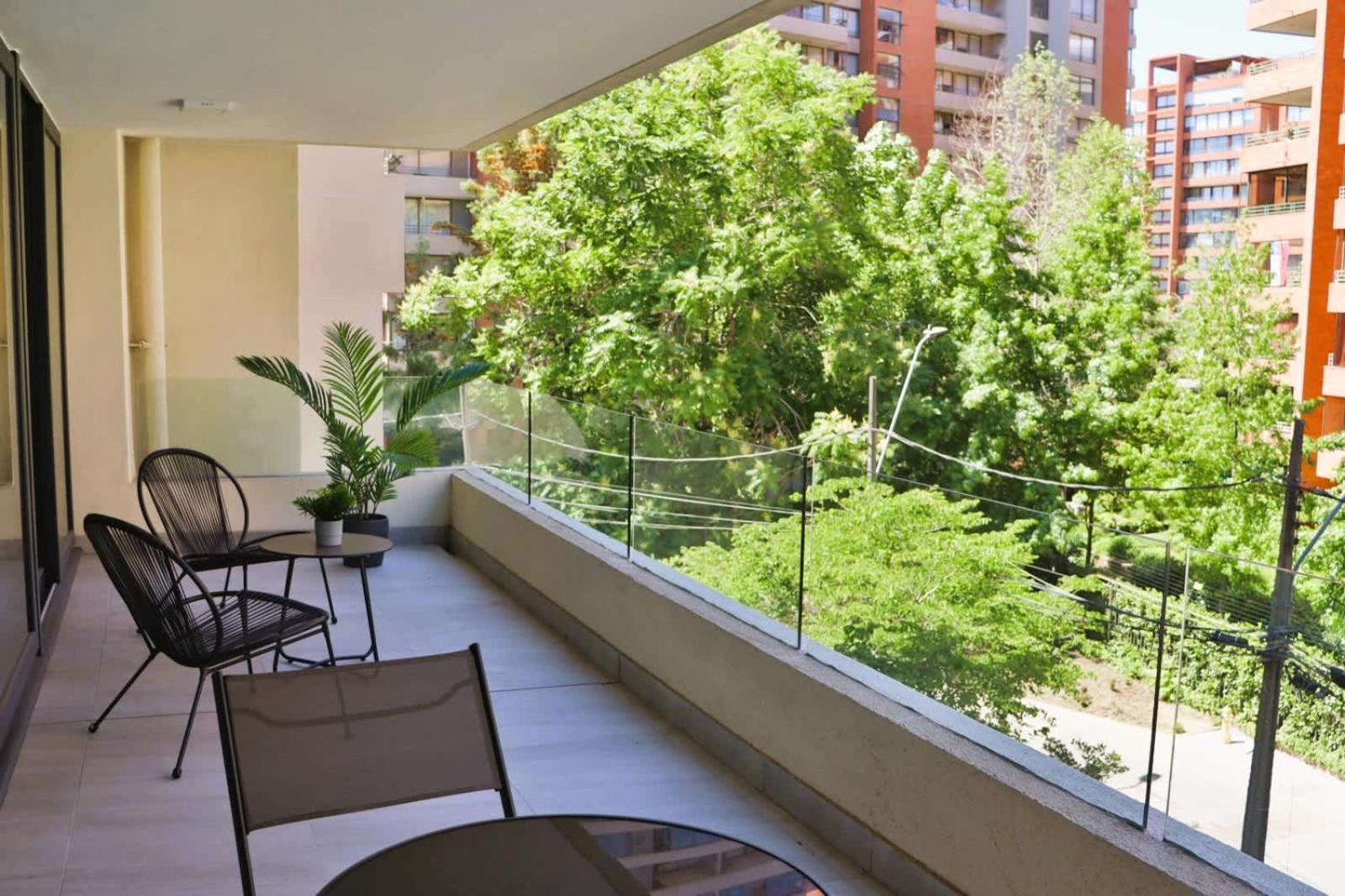 Hom I Espectacular Depto 2D2B 4 Pax Las Condes 圣地亚哥 外观 照片