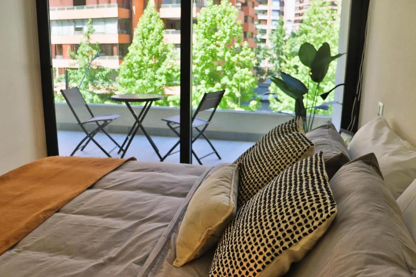 Hom I Espectacular Depto 2D2B 4 Pax Las Condes 圣地亚哥 外观 照片