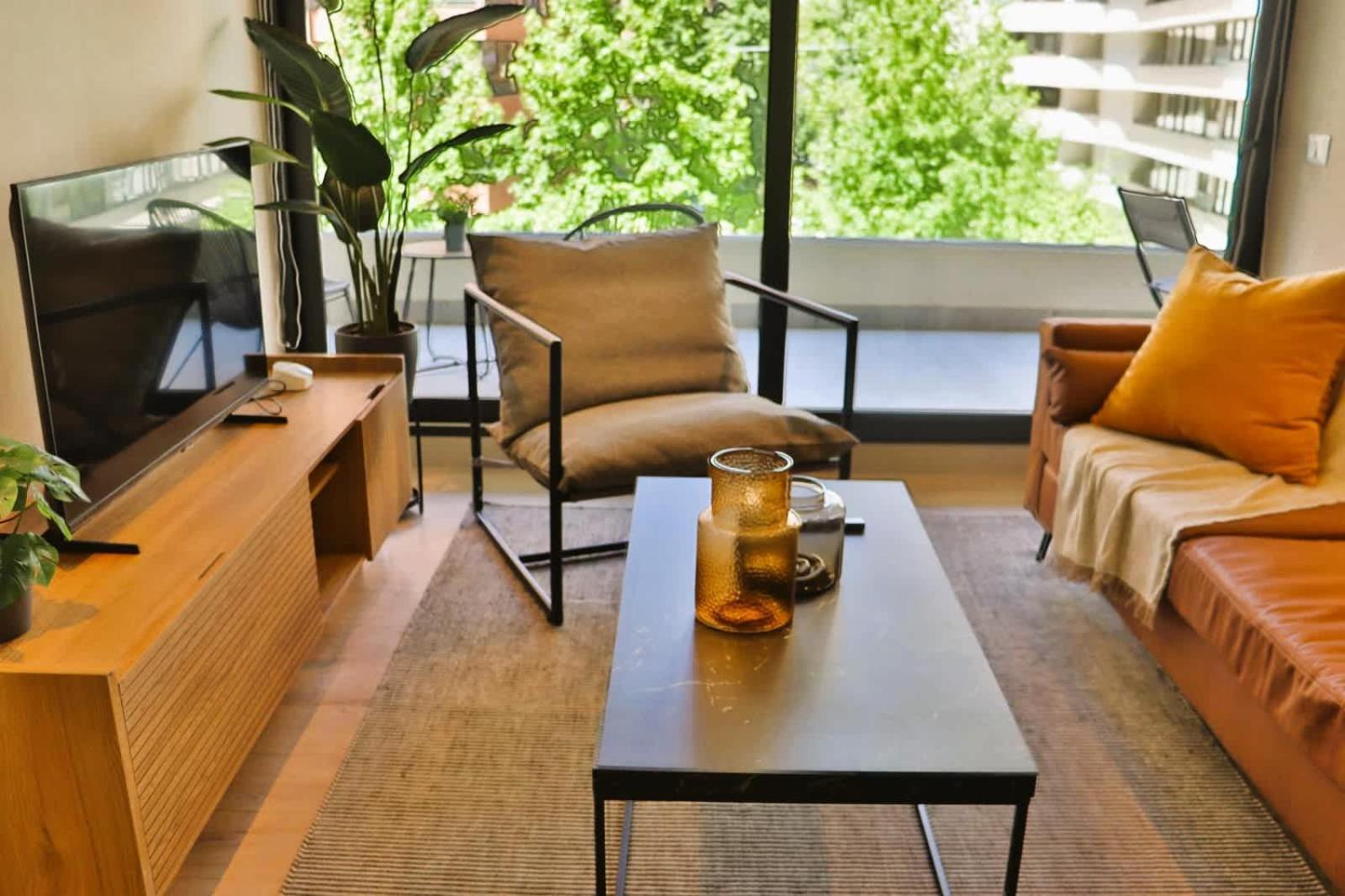 Hom I Espectacular Depto 2D2B 4 Pax Las Condes 圣地亚哥 外观 照片