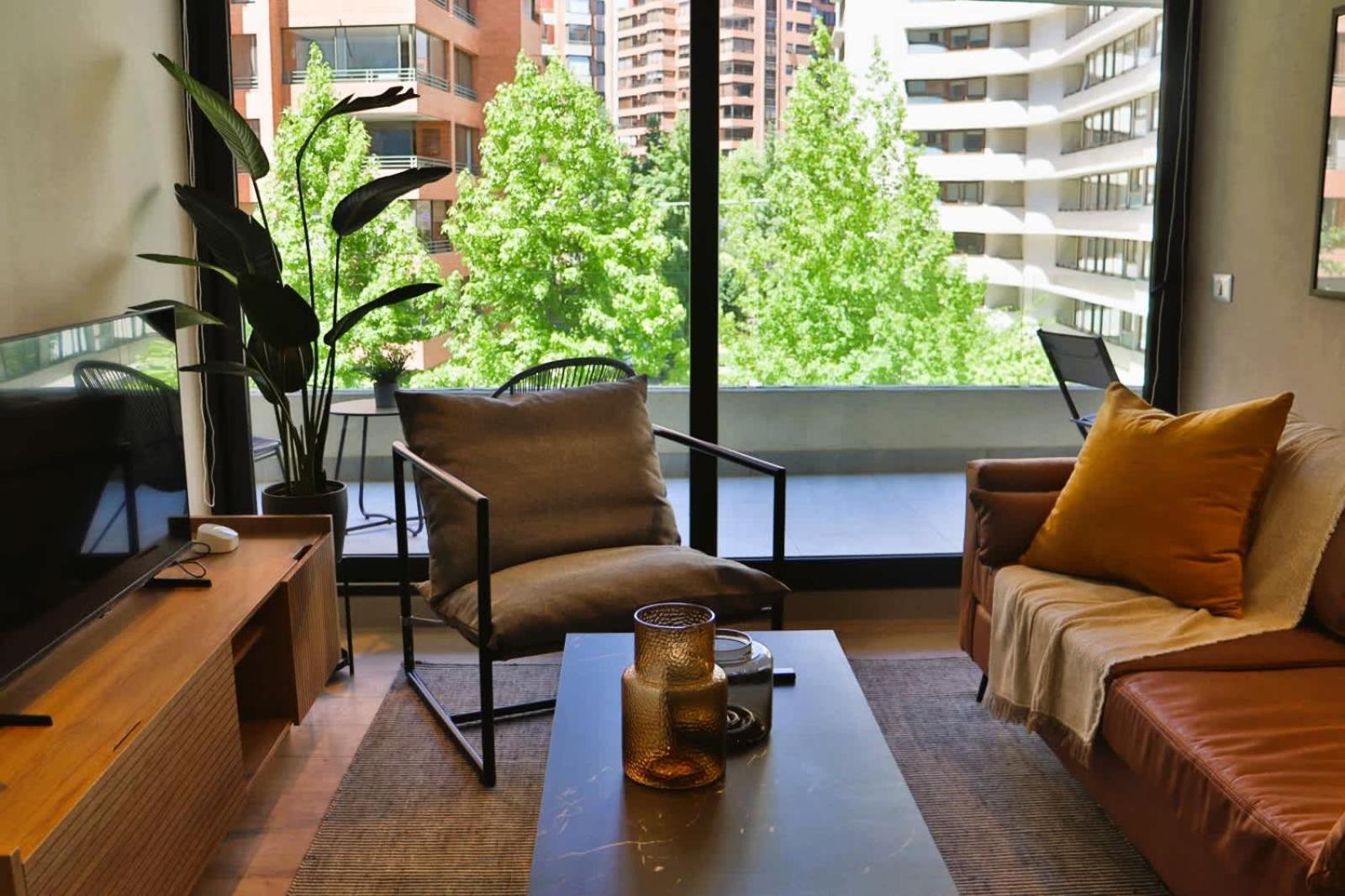Hom I Espectacular Depto 2D2B 4 Pax Las Condes 圣地亚哥 外观 照片