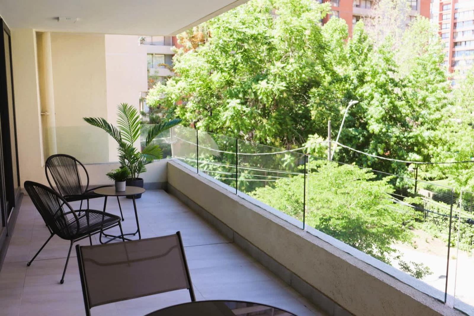 Hom I Espectacular Depto 2D2B 4 Pax Las Condes 圣地亚哥 外观 照片